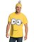 Adult's Mens Despicable Me Minion Kevin Shirt With Headpiece Costume